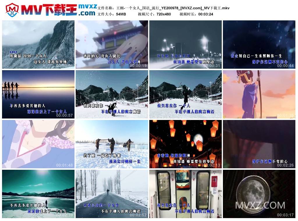 王刚-一个女人_国语_流行_YE200978